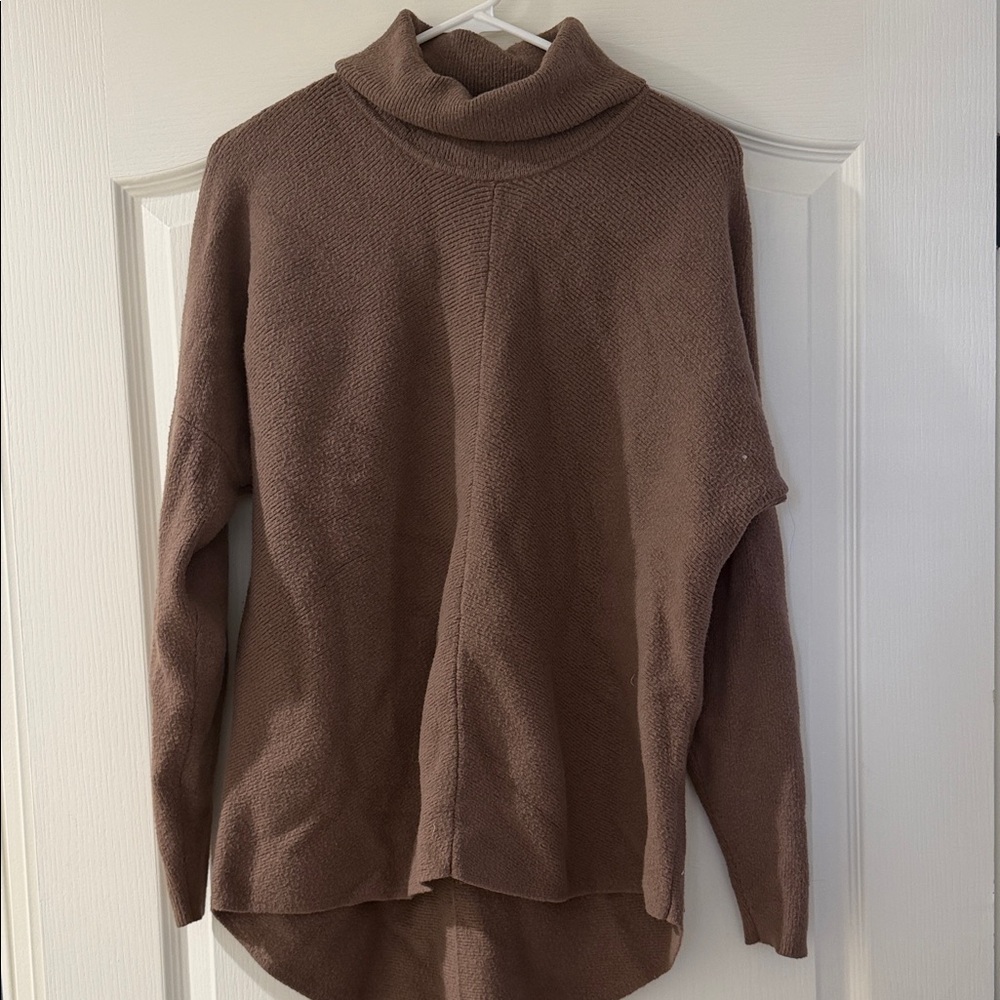 Universal standard brown turtleneck sweater 2XS